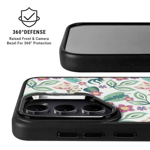 Disney Princess Moana Pua and Heihei Pattern Galaxy S24 FE Kickstand Case